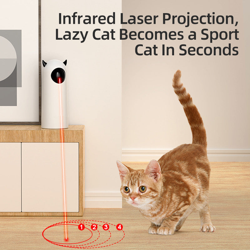 AI-Powered Laser Teaser - Intelligent Non-Repetitive Cat Toy