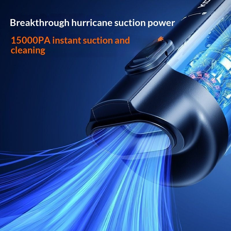 Powerful Cordless Car Vacuum - 14000Pa High Suction & Portable Handheld Design