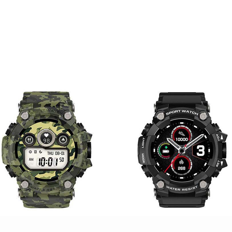 T6 Tactical Rugged Smart Watch - IP68 Waterproof & Bluetooth Call