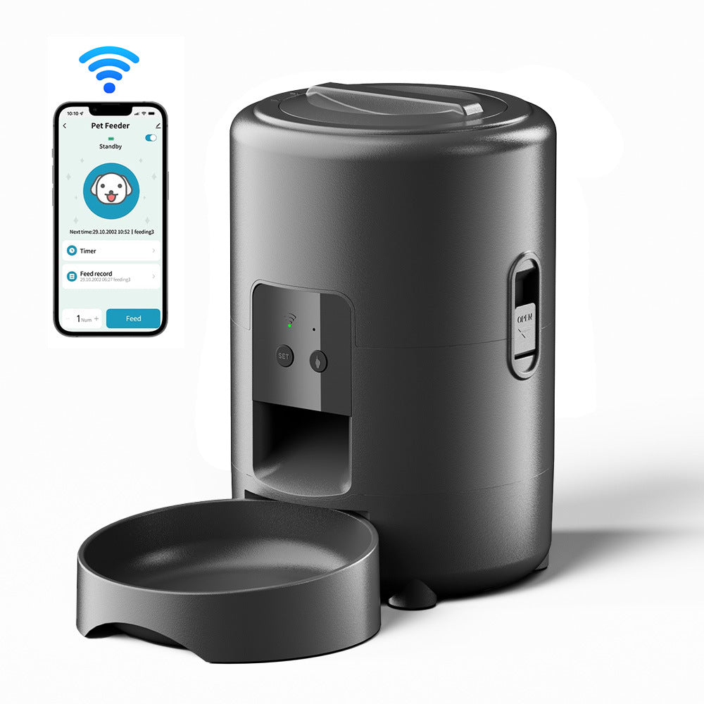 Geeky 2L Smart WiFi Automatic Pet Feeder - Precision Timing & App Control
