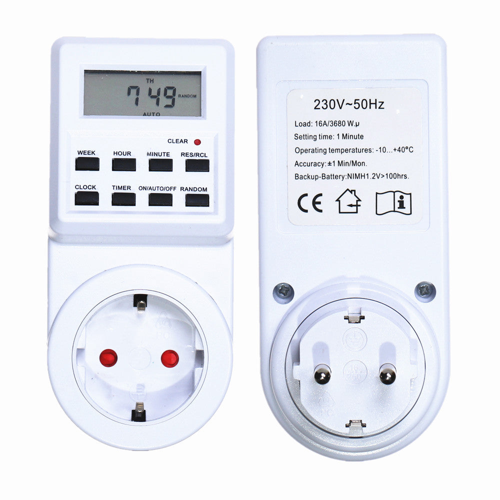 Electronic Time  Timer Socket