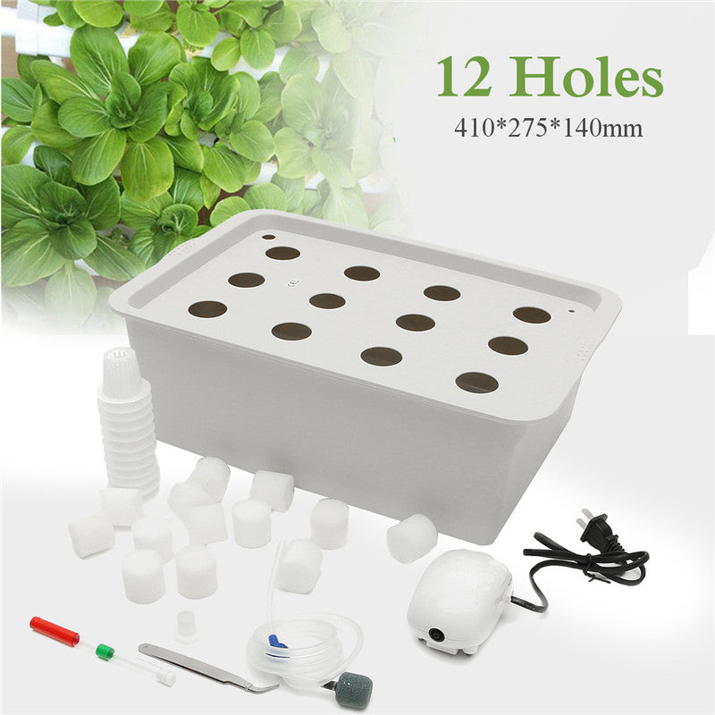 Smart WiFi Hydroponics Growing System - 12-Pod Indoor Garden with LED Grow Light