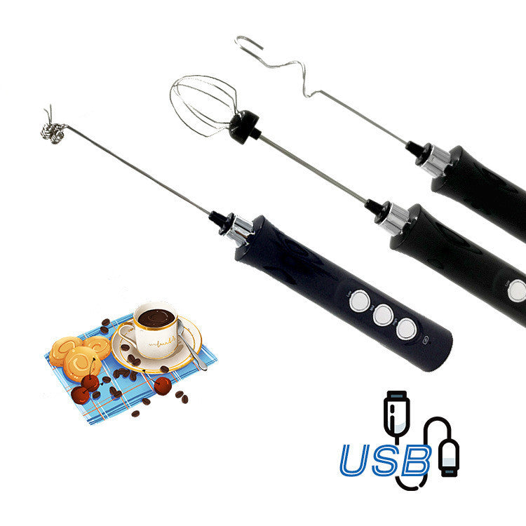 Rechargeable Electric Milk Frother Mixer