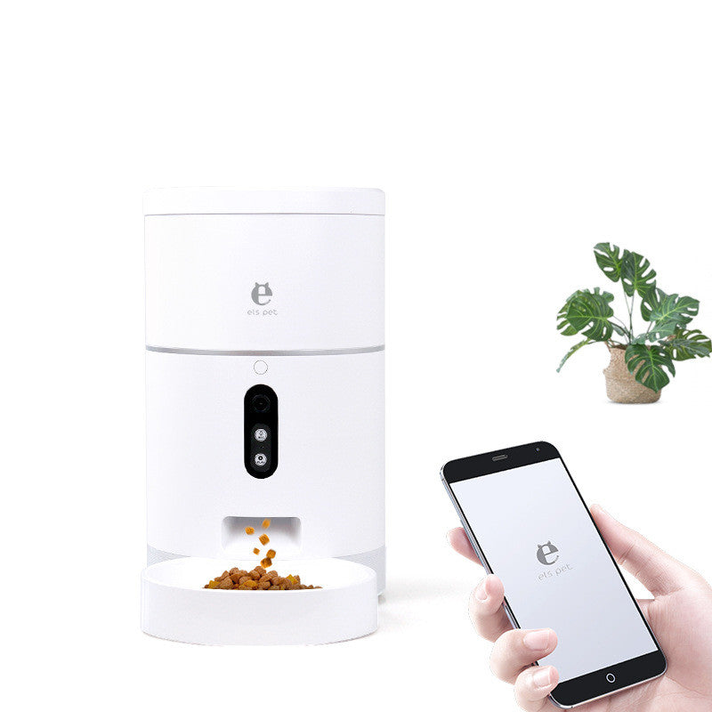 Modern AI Smart Pet Feeder with 1080P HD Camera & 2-Way Audio