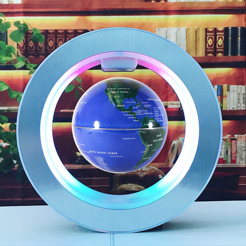 MagLev LED Floating Globe - Magnetic Levitation 360° Rotating World Map