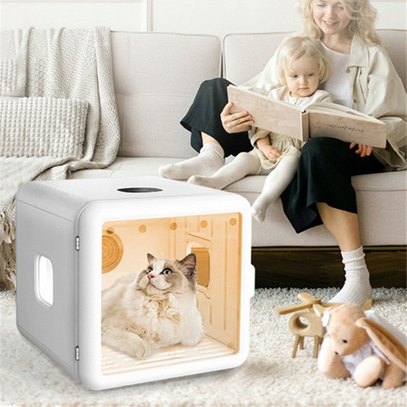 Professional Pet Drying Box - Ultra-Quiet & Ion-Infused Gentle Dry