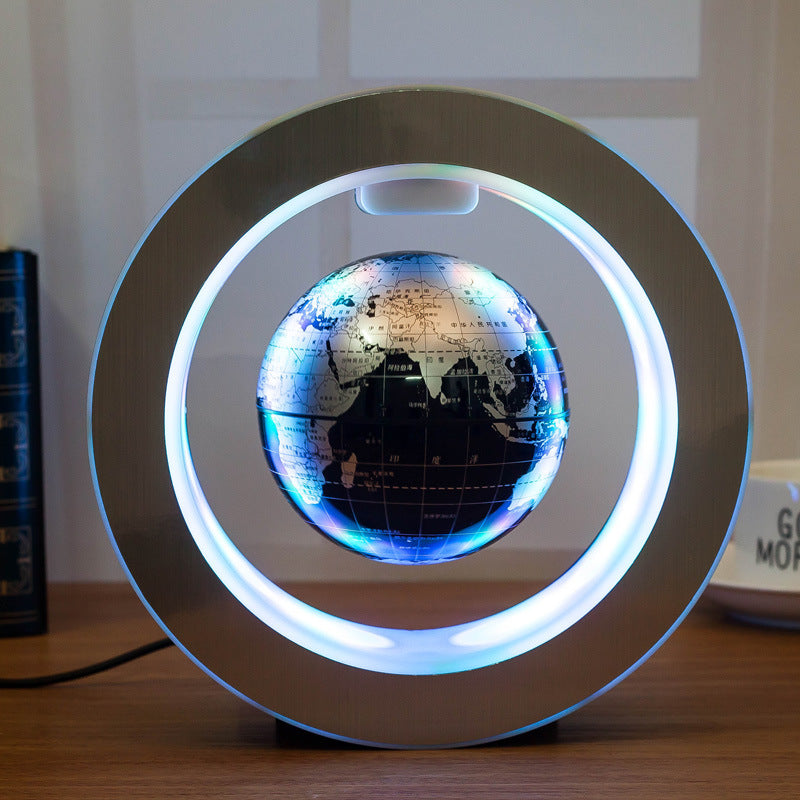 MagLev LED Floating Globe - Magnetic Levitation 360° Rotating World Map