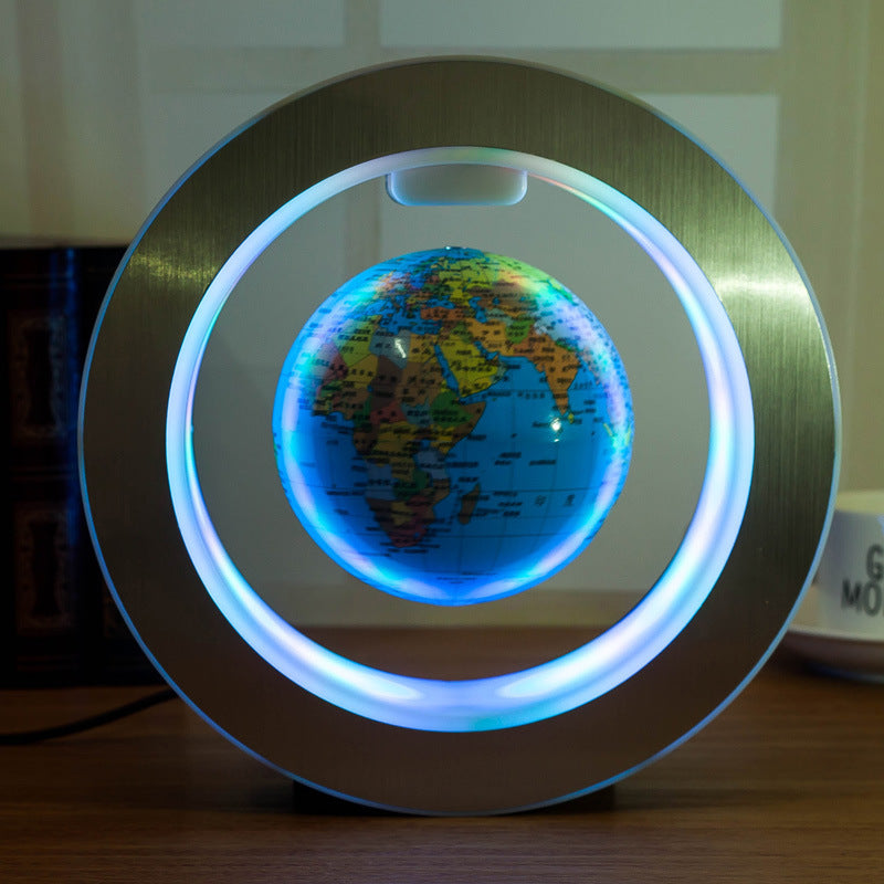 MagLev LED Floating Globe - Magnetic Levitation 360° Rotating World Map