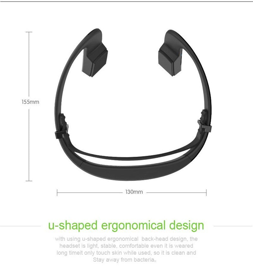 Pro Bone Conduction Headphones - IPX8 Waterproof & MP3 Mode