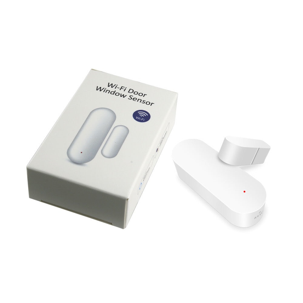 Smart WiFi Door & Window Sensor Alarm - Tuya App Control & Battery Operated