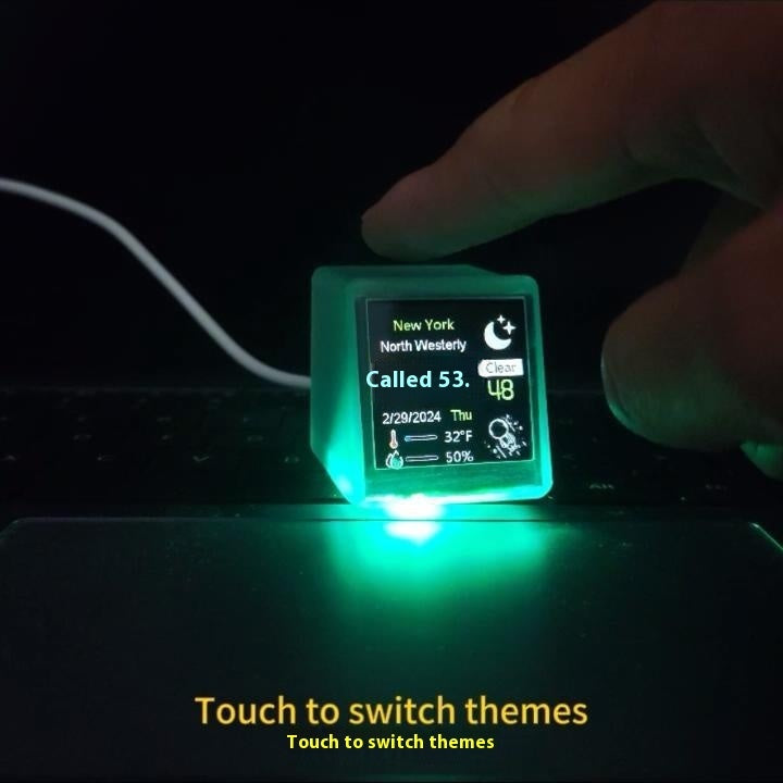 Smart RGB WiFi Weather Station & Digital Clock