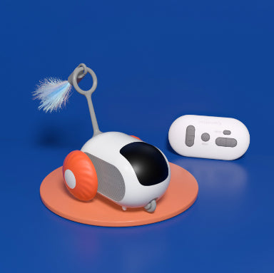 Smart Interactive Cat Toy Car - Automatic Self-moving Remote Control