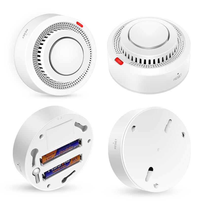 Smart WiFi Smoke Detector Alarm - Tuya App Control & Instant Alerts