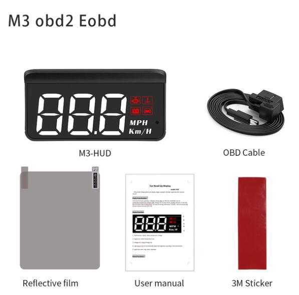 M3 Car OBD2 GPS Headp Display Car HUD Projector Display
