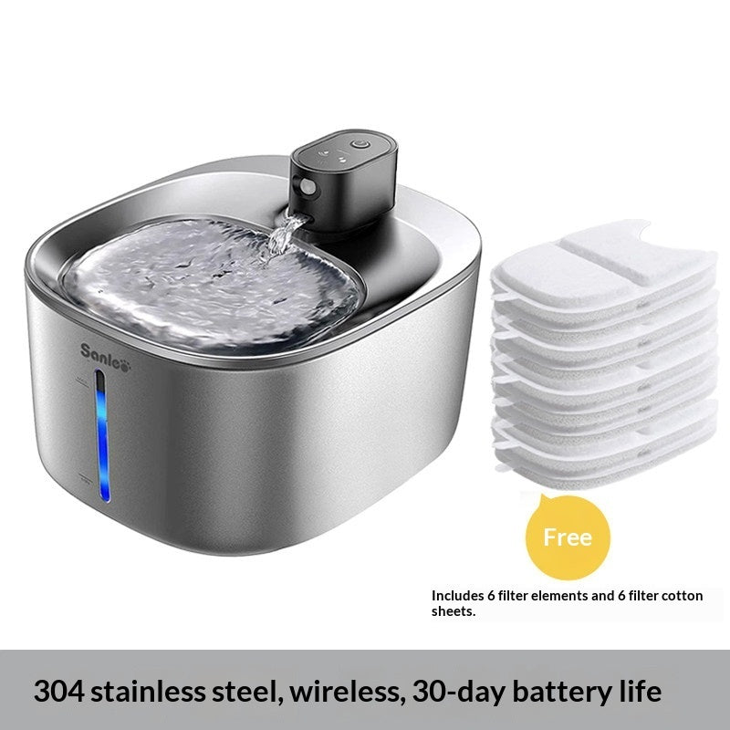 Professional Smart Pet Water Fountain - TDS Monitor & UVC Sterilization