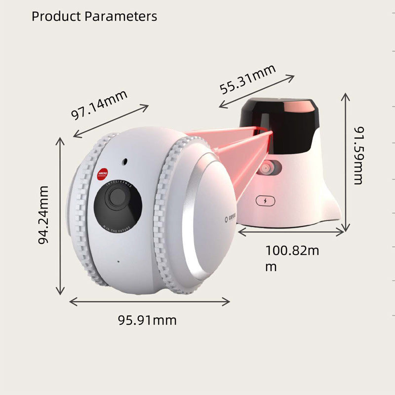 AI Autonomous Pet Companion Robot - 4K HD Camera & Smart Tracking