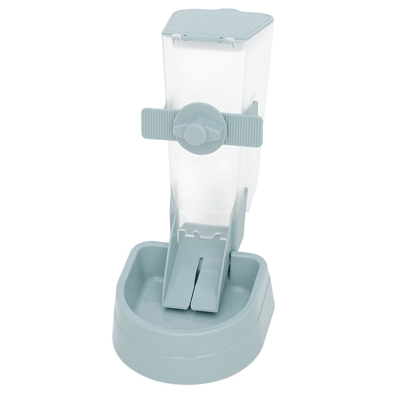 Minimalist Space-Saving Hanging Automatic Pet Feeder - Cage Mounted