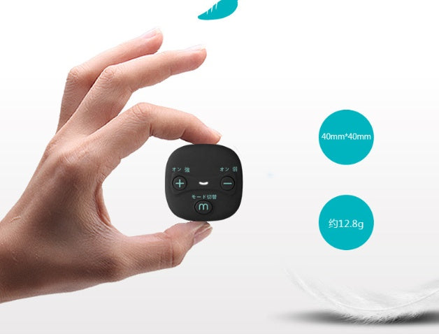 Portable pulse neck massager