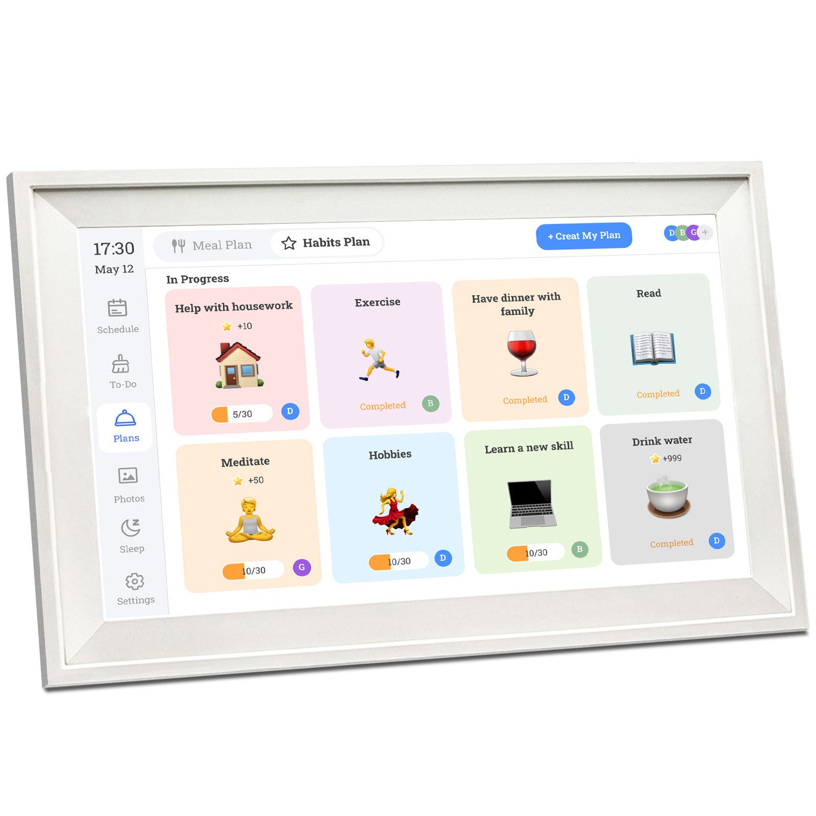 Smart Digital Photo Frame With APP