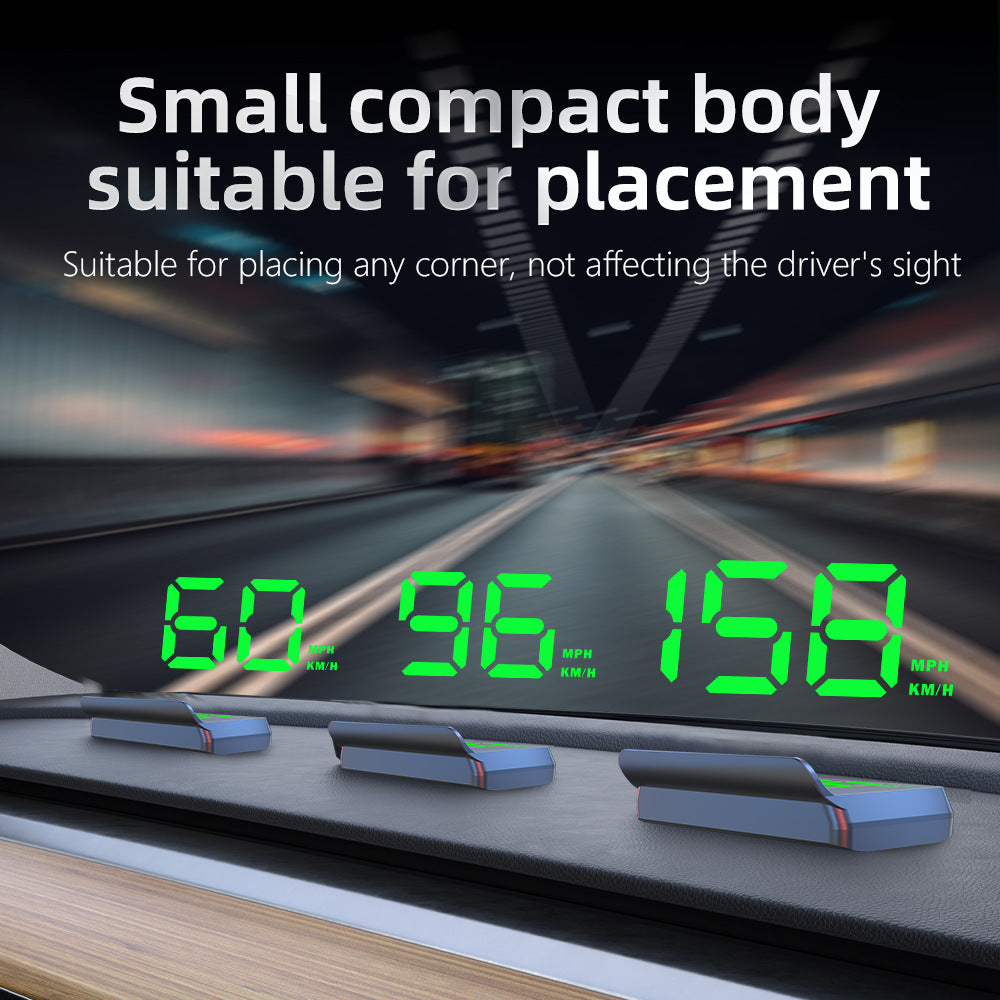 W2 Universal HUD Headp Display Car GPS Speedometer