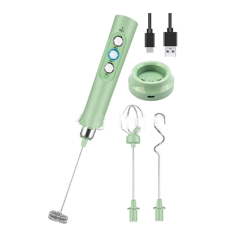 Rechargeable Electric Milk Frother Mixer