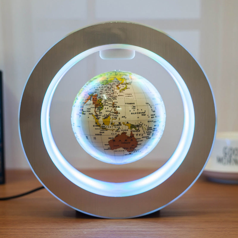 MagLev LED Floating Globe - Magnetic Levitation 360° Rotating World Map