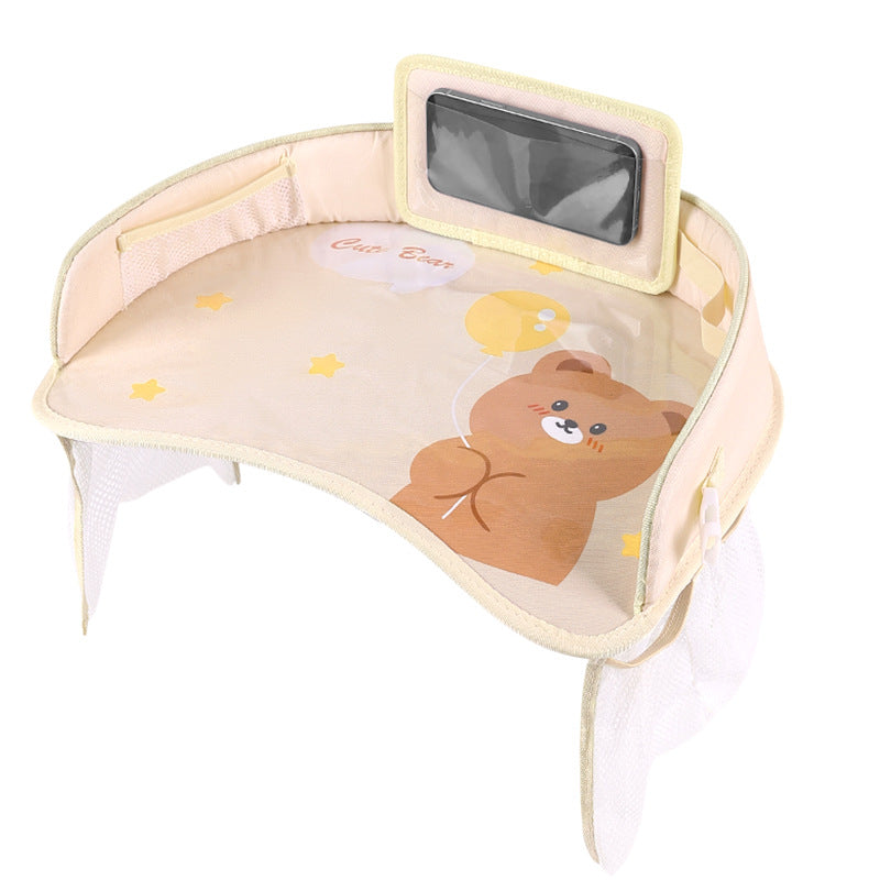 Children's Car Seat Multi-function Storage Car Waterproof Tray