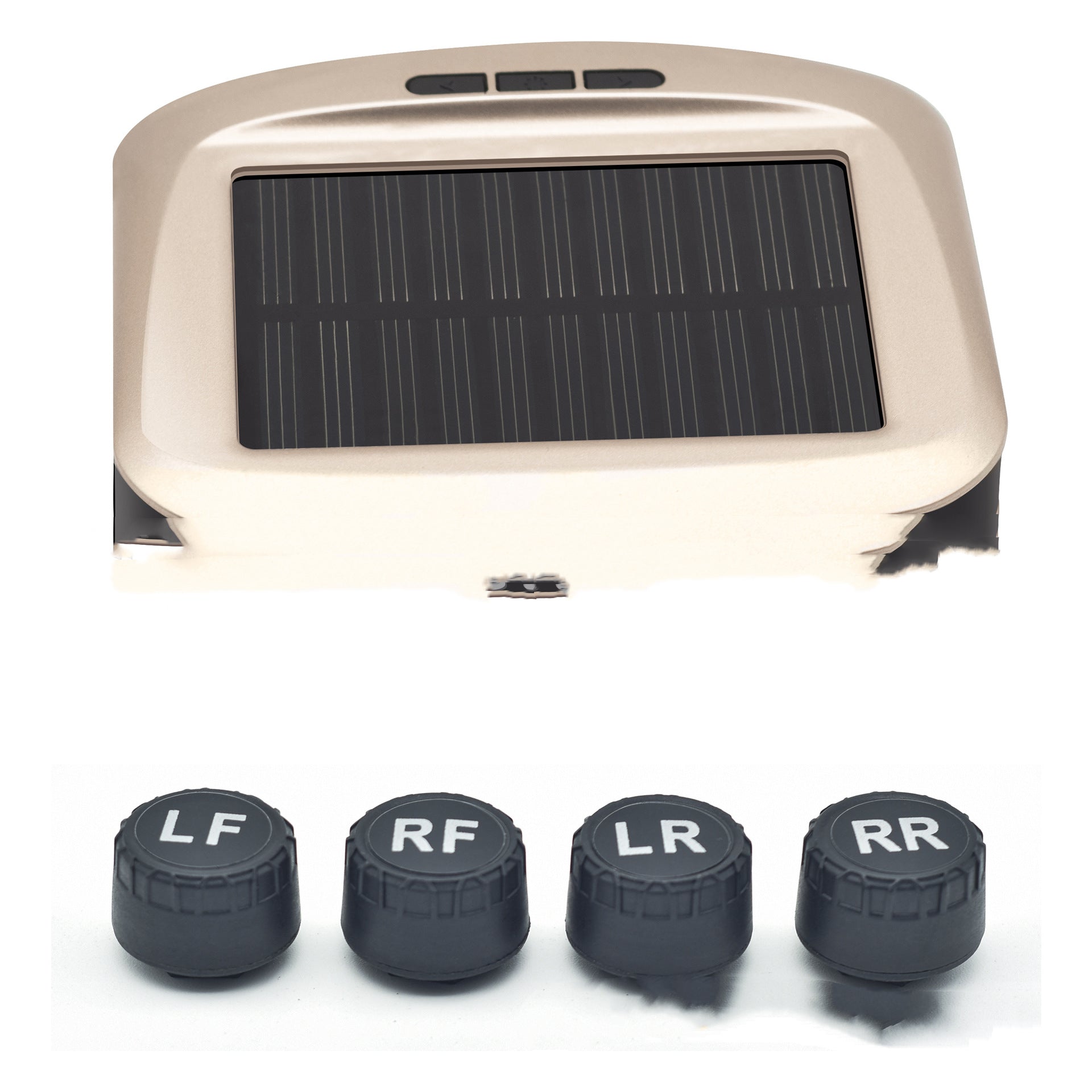 Tire Pressure Monitor Multifunctional Wireless Solar