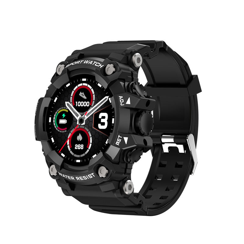 T6 Tactical Rugged Smart Watch - IP68 Waterproof & Bluetooth Call