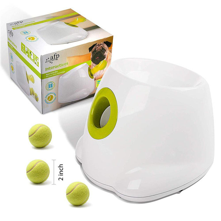 Interactive Dog Ball Launcher - Automatic Pet Tennis Ball Thrower