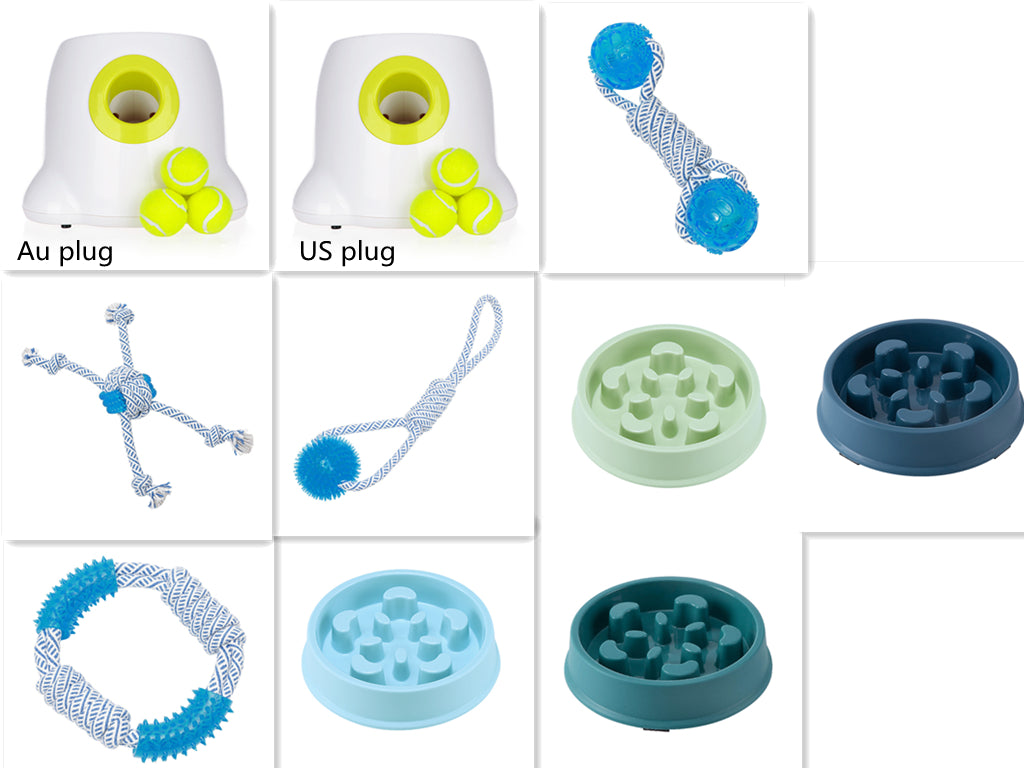Interactive Dog Ball Launcher - Automatic Pet Tennis Ball Thrower