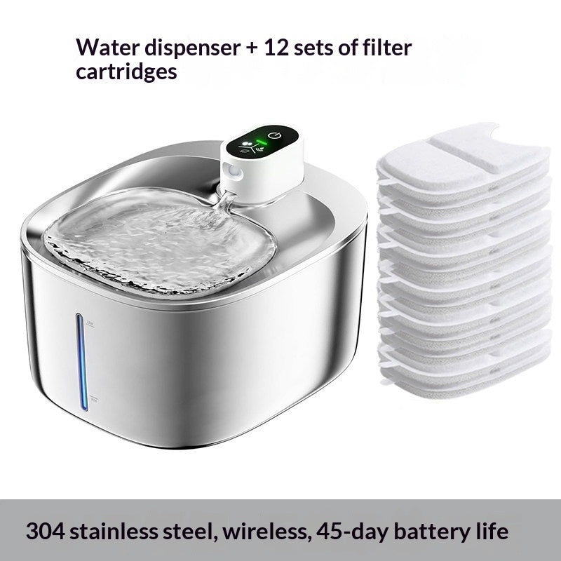Professional Smart Pet Water Fountain - TDS Monitor & UVC Sterilization