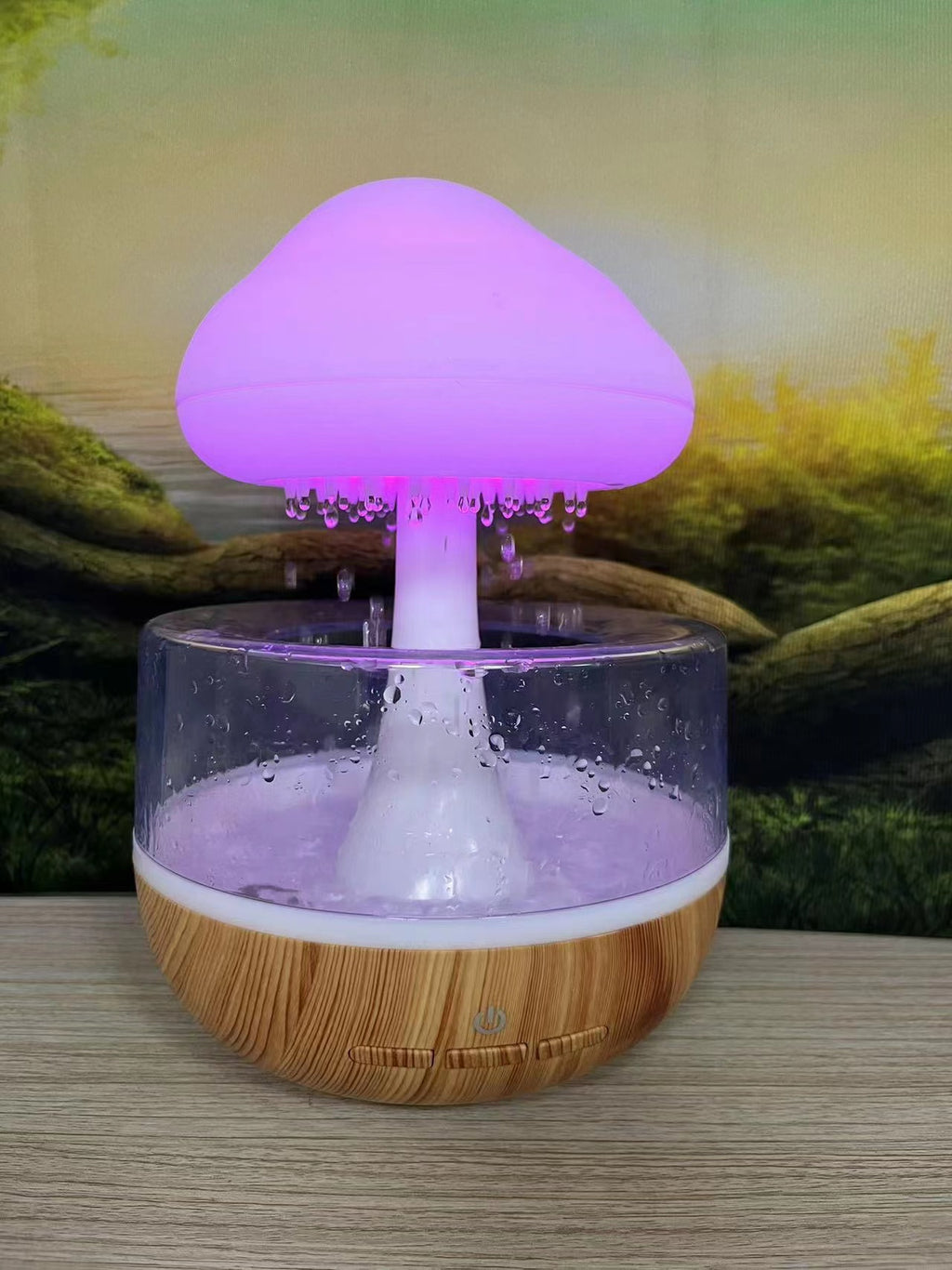 New Design Raining Cloud Humidifier 400 ML Colorful Cloud Humidifier With Water Drop For Christmas Gift