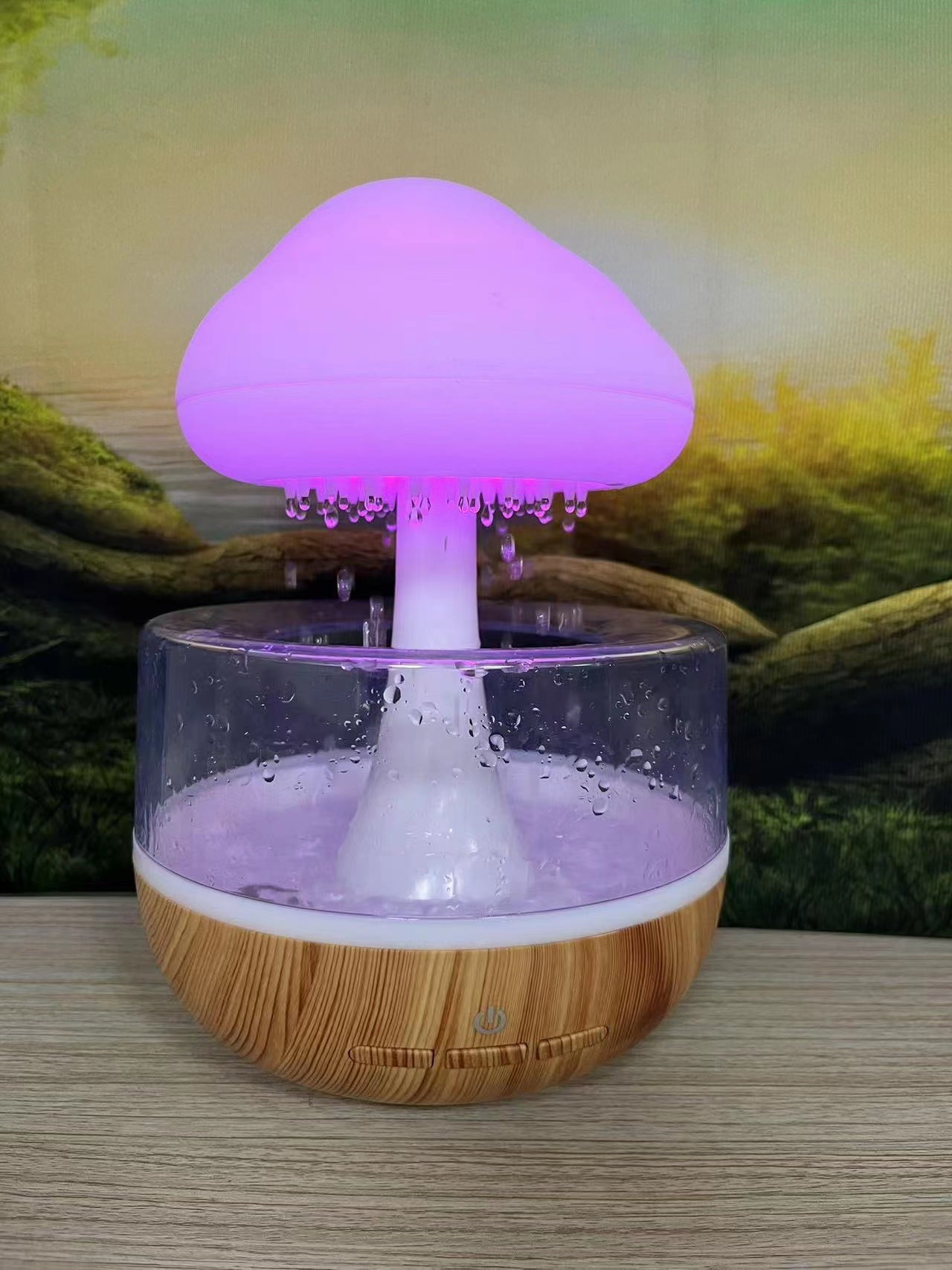 New Design Raining Cloud Humidifier 400 ML Colorful Cloud Humidifier With Water Drop For Christmas Gift