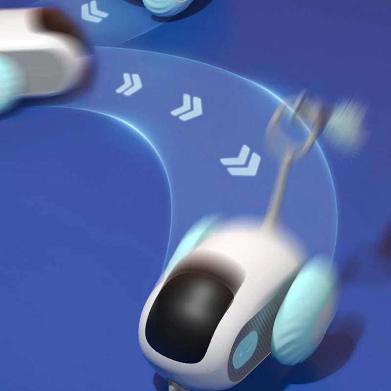 Smart Interactive Cat Toy Car - Automatic Self-moving Remote Control
