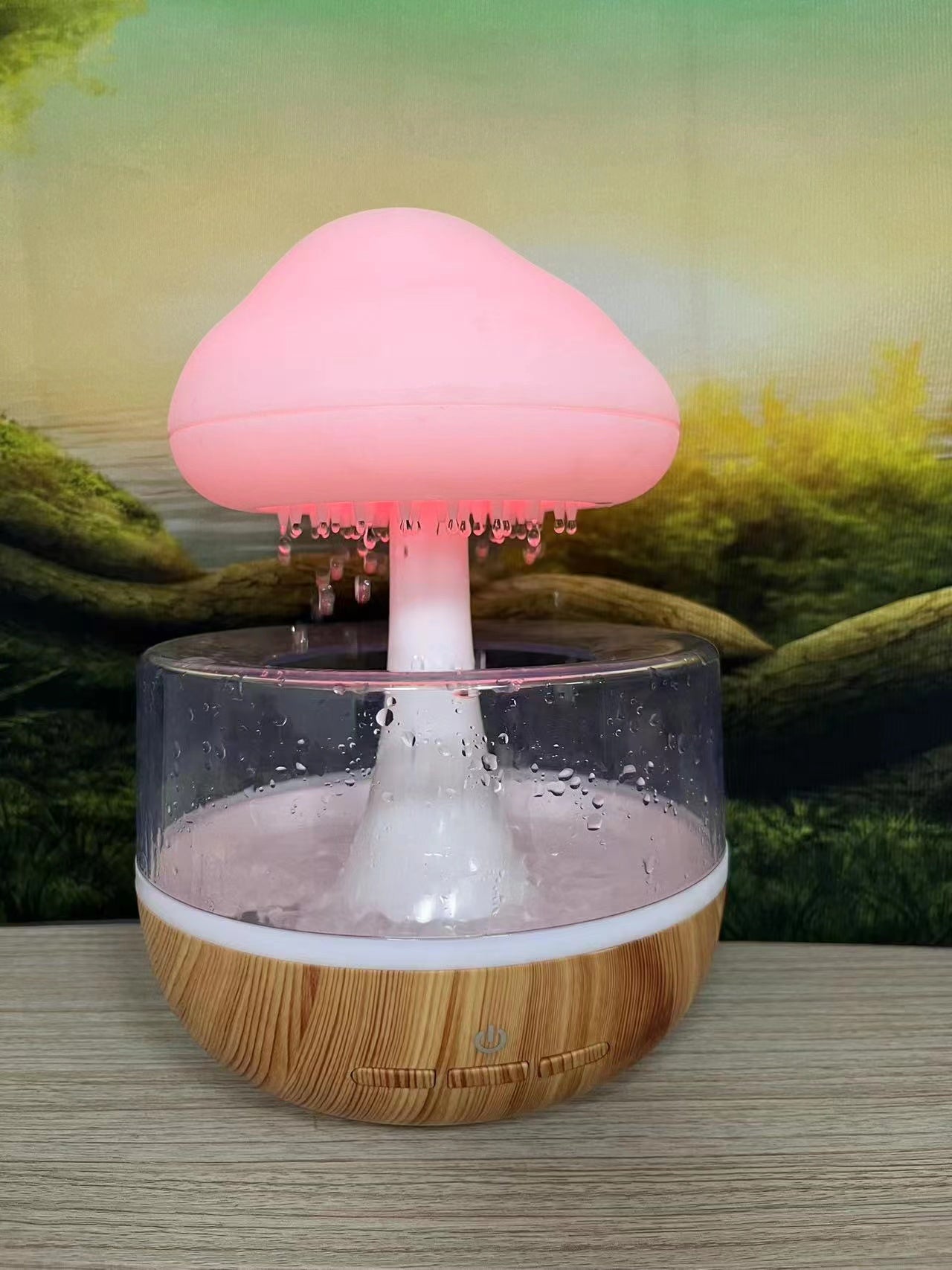 New Design Raining Cloud Humidifier 400 ML Colorful Cloud Humidifier With Water Drop For Christmas Gift