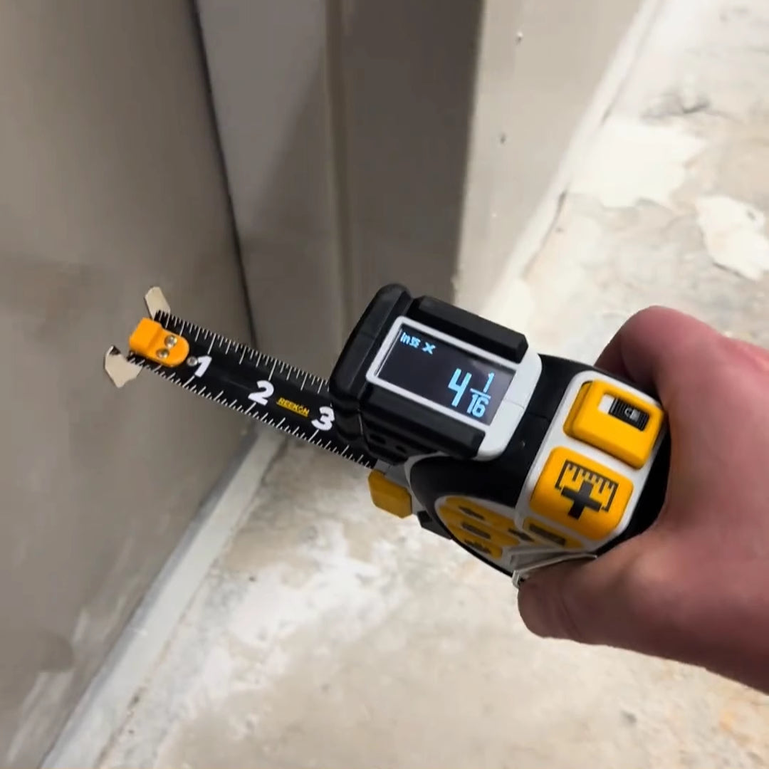 Digital Laser Tape Measure - Bluetooth Smart Rangefinder & Cross Line