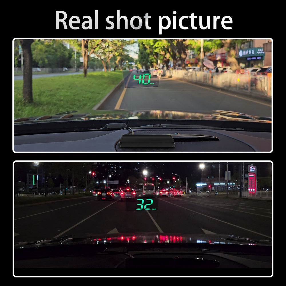 W2 Universal HUD Headp Display Car GPS Speedometer