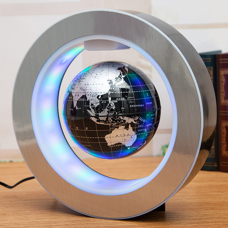MagLev LED Floating Globe - Magnetic Levitation 360° Rotating World Map
