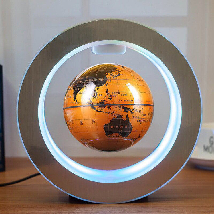 MagLev LED Floating Globe - Magnetic Levitation 360° Rotating World Map