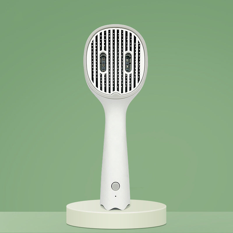 UVC Sterilization & Ion-Infused Pet Grooming Brush - Self-Cleaning Slicker Brush