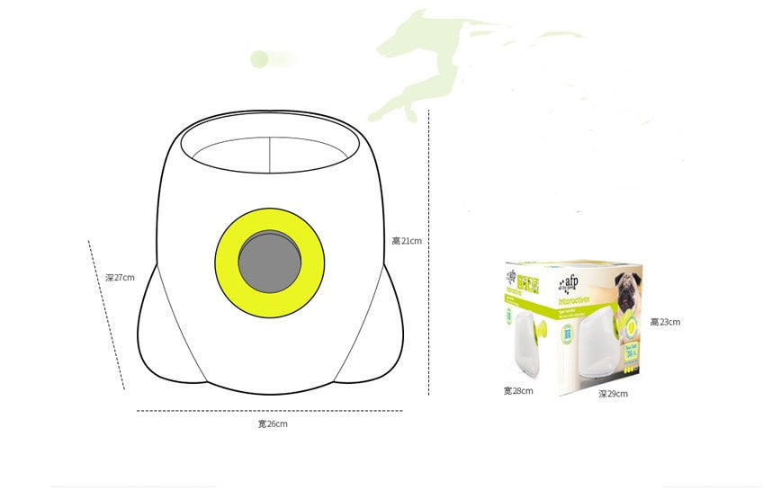 Interactive Dog Ball Launcher - Automatic Pet Tennis Ball Thrower