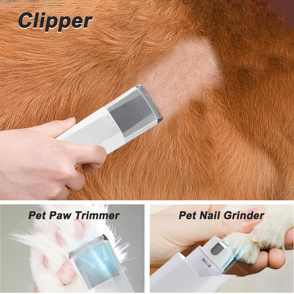 Professional 7-in-1 Pet Grooming Vacuum Kit - 11000Pa High Suction & Quiet Design
