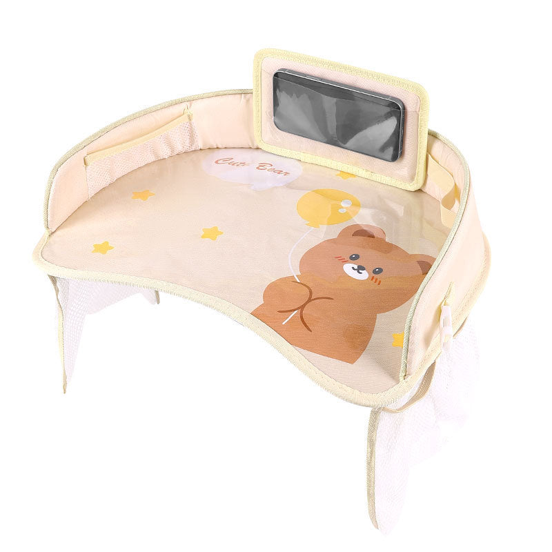 Children's Car Seat Multi-function Storage Car Waterproof Tray