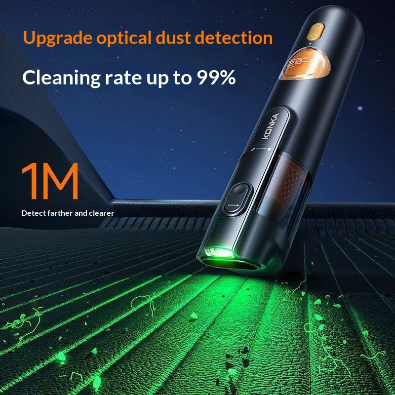 Powerful Cordless Car Vacuum - 14000Pa High Suction & Portable Handheld Design