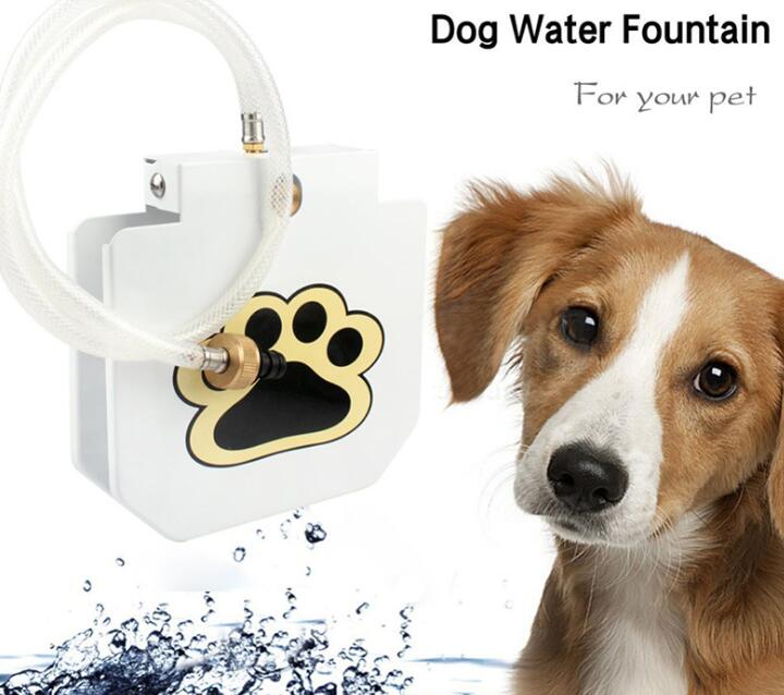 Outdoor Automatic Dog Pet Water Fountain - Durable Step-On Paw Design