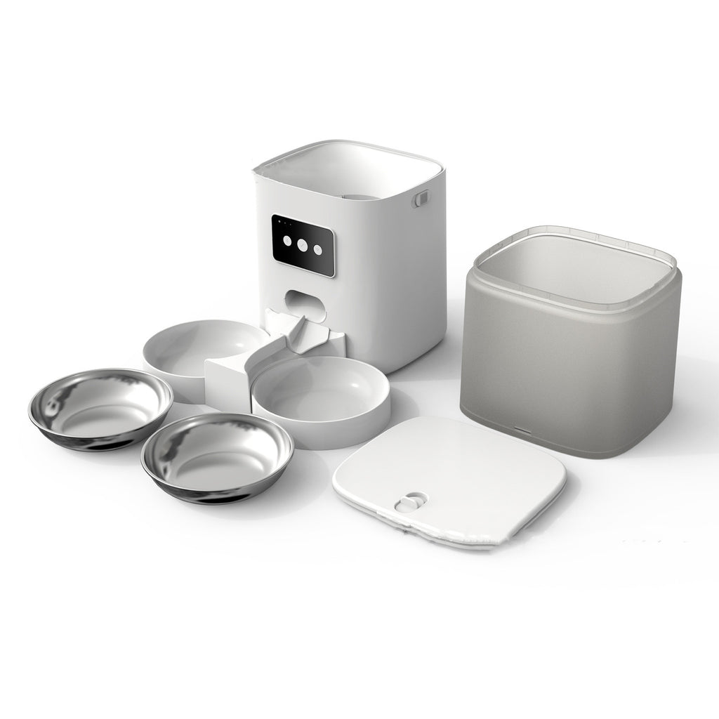 Smart Automatic WiFi Pet Feeder - 6L Capacity with App Control & Dual Power
