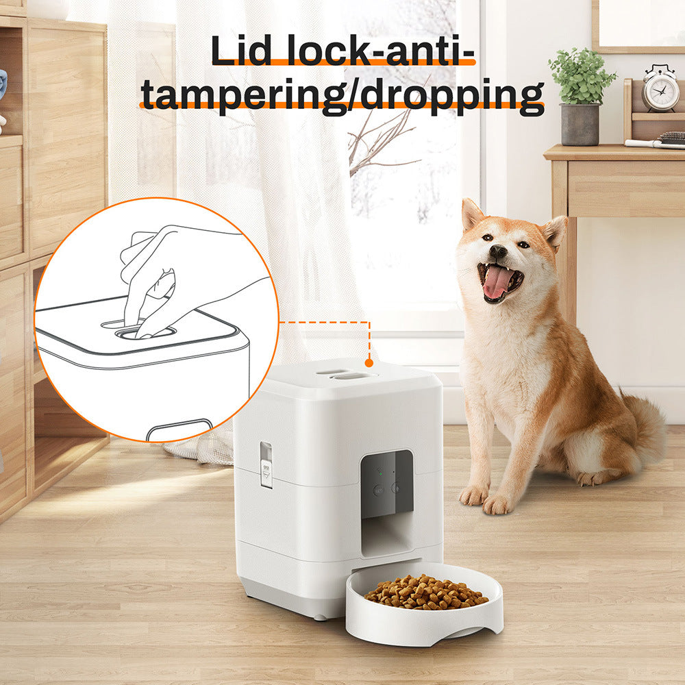 Geeky 2L Smart WiFi Automatic Pet Feeder - Precision Timing & App Control
