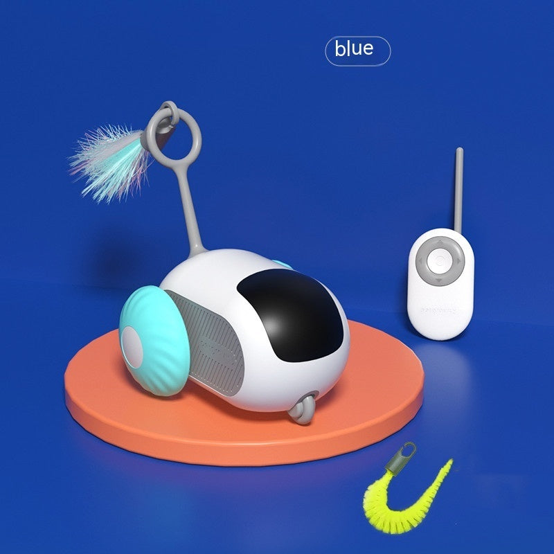 Smart Interactive Cat Toy Car - Automatic Self-moving Remote Control