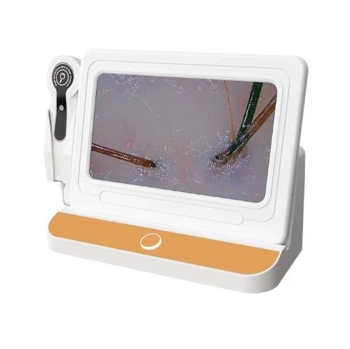 AI Pet Skin & Hair Diagnostic Scanner - HD WiFi Digital Microscope with App Analytics